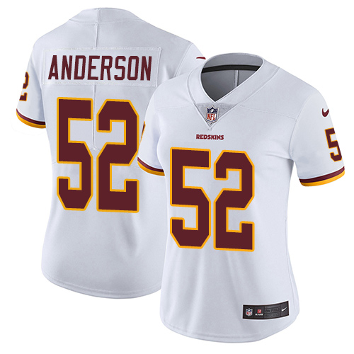 Nike Redskins #52 Ryan Anderson White Women's Stitched NFL Vapor Untouchable Limited Jersey - Click Image to Close